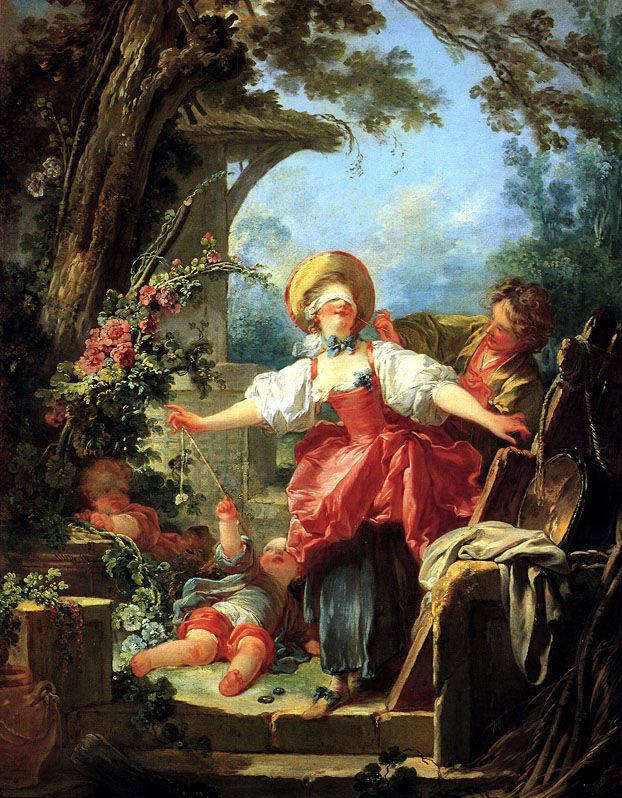 Blindman's Bluff by Jean-Honore Fragonard